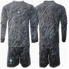 Baby Fußballbekleidung Brasilien Torwart Auswärtstrikot Copa America 2024 Langarm (+ kurze hosen)